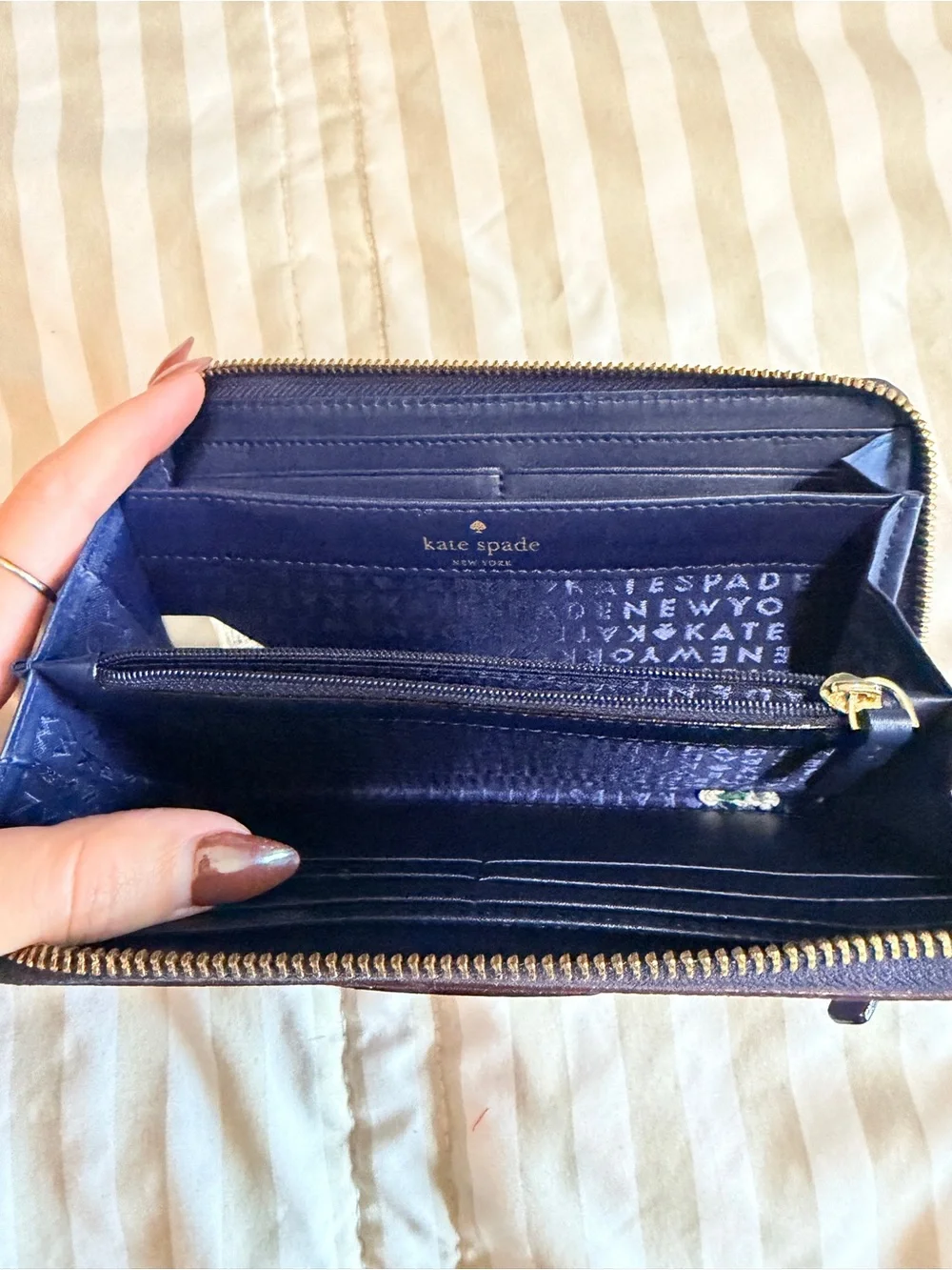 kate spade zip around